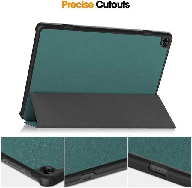 Alt view image 3 of 7 - BONAEVER Case for TECLA Stand T50 11 inch Tri fold Slim Hard Shell Smart Protective Cover with Multi-Angle Stand Universal Stylus Pen