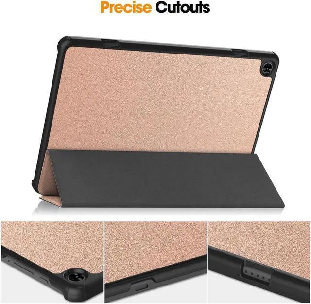 Alt view image 4 of 7 - BONAEVER Case for TECLA Stand T50 11 inch Tri fold Slim Hard Shell Smart Protective Cover with Multi-Angle Stand Universal Stylus Pen