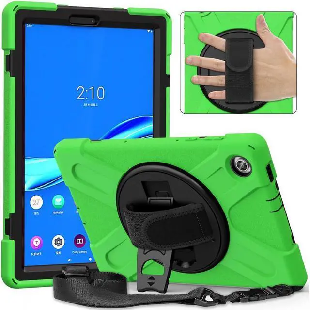 Alt view image 5 of 7 - BONAEVER Case for Lenovo Tab M10 FHD Plus 10.3 inch 2020 2nd Gen / K10 TB-X606F TB-X606X TB-X6C6F TB-X6C6X Shockproof Cover with Stand Shoulder Strap