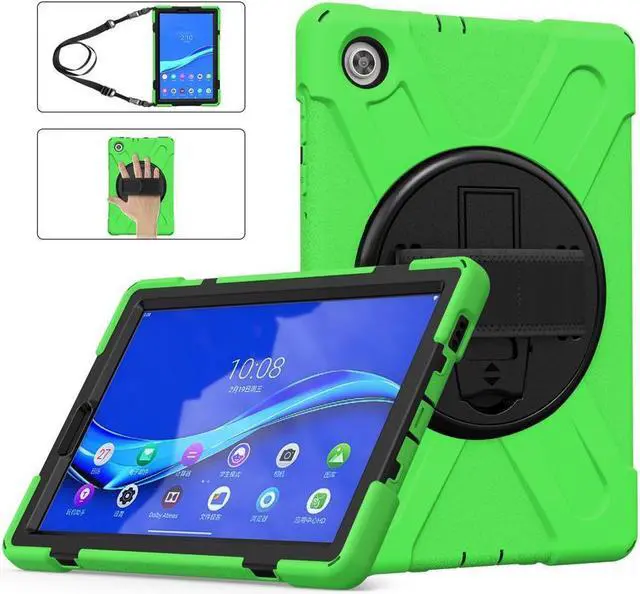 Alt view image 4 of 7 - BONAEVER Case for Lenovo Tab M10 FHD Plus 10.3 inch 2020 2nd Gen / K10 TB-X606F TB-X606X TB-X6C6F TB-X6C6X Shockproof Cover with Stand Shoulder Strap