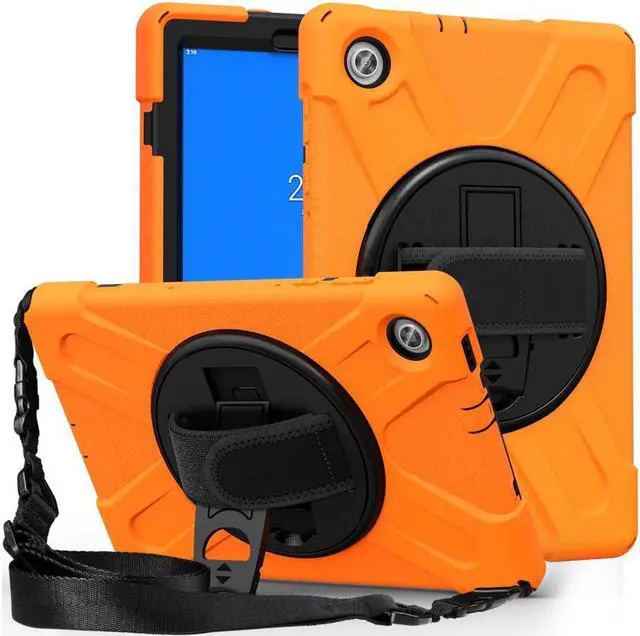 Alt view image 3 of 7 - BONAEVER Case for Lenovo Tab M10 FHD Plus 10.3 inch 2020 2nd Gen / K10 TB-X606F TB-X606X TB-X6C6F TB-X6C6X Shockproof Cover with Stand Shoulder Strap
