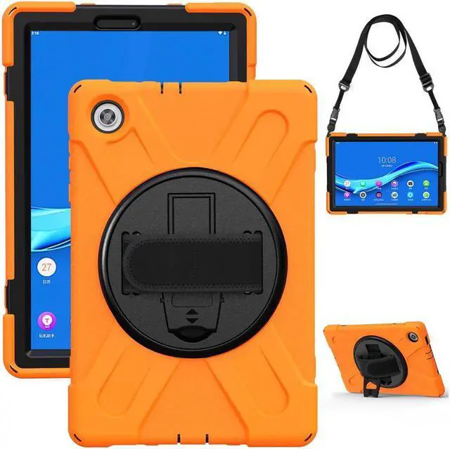 Alt view image 4 of 7 - BONAEVER Case for Lenovo Tab M10 FHD Plus 10.3 inch 2020 2nd Gen / K10 TB-X606F TB-X606X TB-X6C6F TB-X6C6X Shockproof Cover with Stand Shoulder Strap