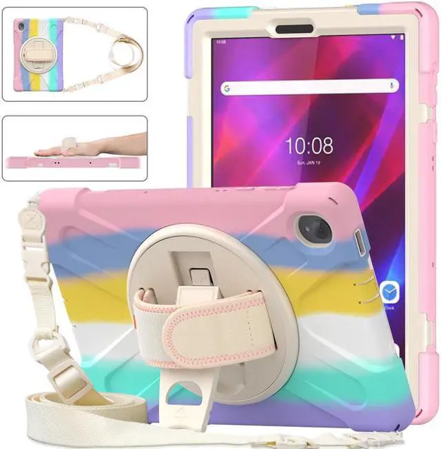 Main image of BONAEVER Case for Lenovo Tab M10 FHD Plus 10.3 inch 2020 2nd Gen / K10 TB-X606F TB-X606X TB-X6C6F TB-X6C6X Shockproof Cover with Stand Shoulder Strap