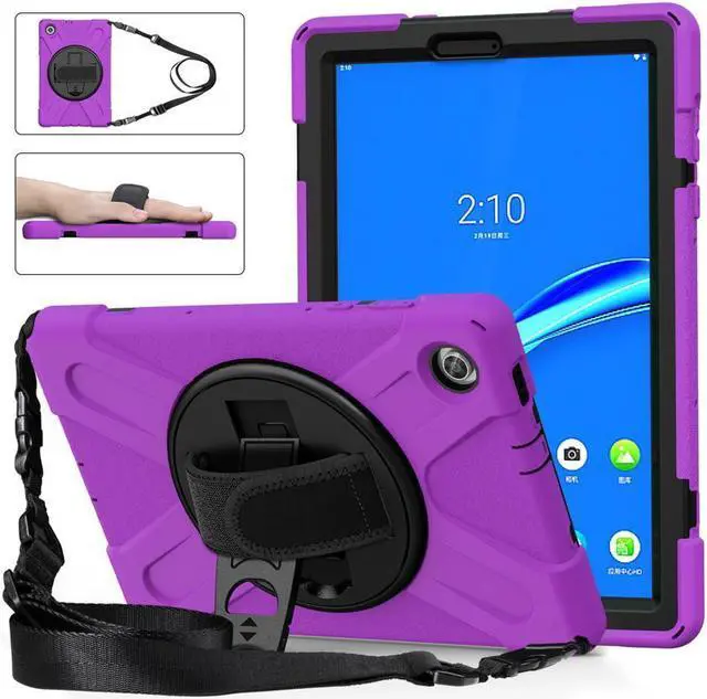 Main image of BONAEVER Case for Lenovo Tab M10 FHD Plus 10.3 inch 2020 2nd Gen / K10 TB-X606F TB-X606X TB-X6C6F TB-X6C6X Shockproof Cover with Stand Shoulder Strap