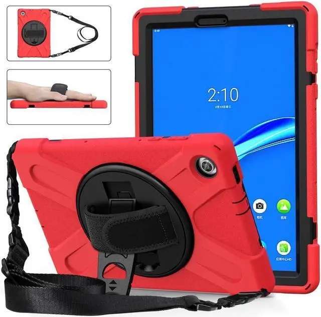 Main image of BONAEVER Case for Lenovo Tab M10 FHD Plus 10.3 inch 2020 2nd Gen / K10 TB-X606F TB-X606X TB-X6C6F TB-X6C6X Shockproof Cover with Stand Shoulder Strap
