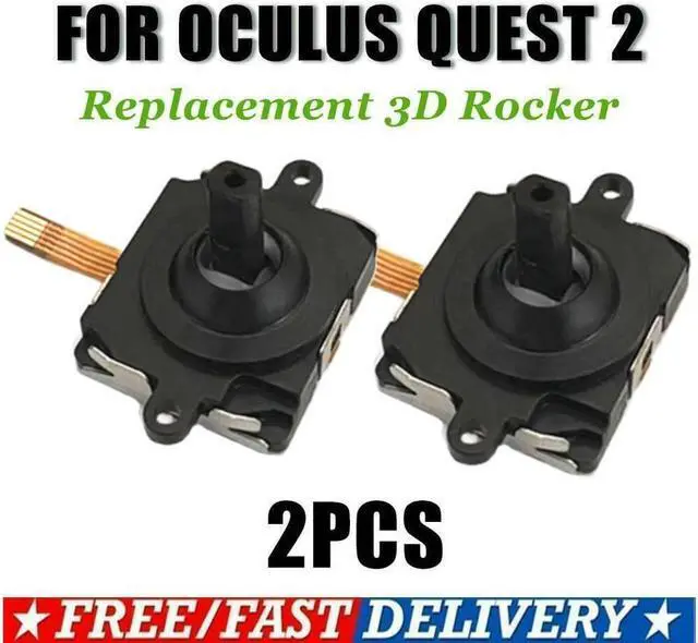 Main image of BONAEVER 2x Replacement 3D Analog Joy Standick Rocker Module for Oculus Que Stand 2 Controller Gun