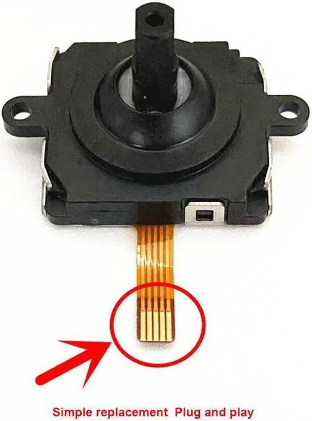 Alt view image 3 of 7 - BONAEVER 2x Replacement 3D Analog Joy Standick Rocker Module for Oculus Que Stand 2 Controller Gun