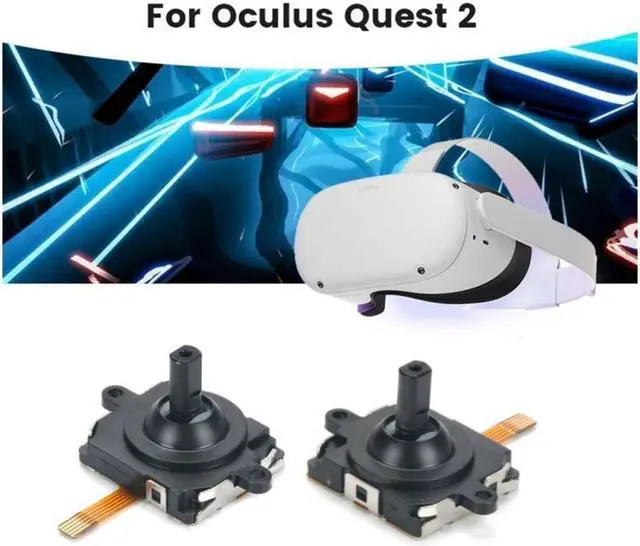 Alt view image 2 of 7 - BONAEVER 2x Replacement 3D Analog Joy Standick Rocker Module for Oculus Que Stand 2 Controller Gun