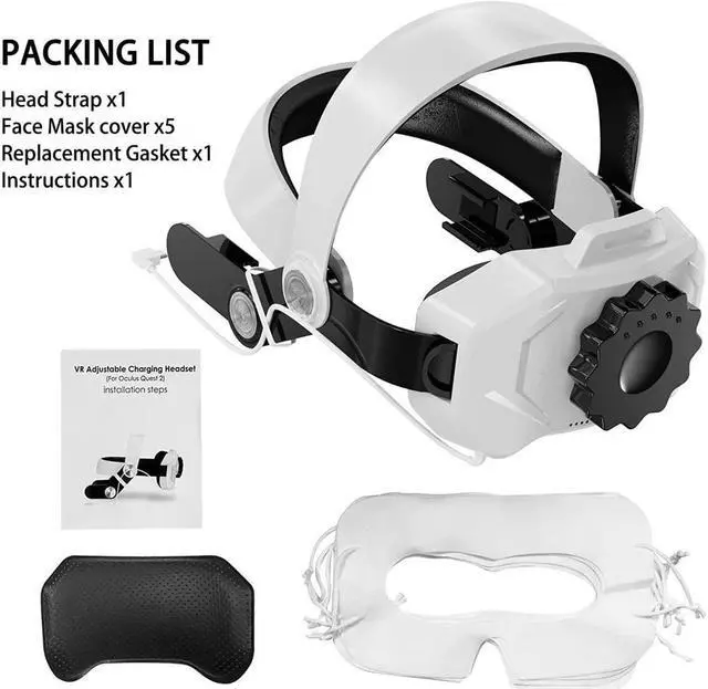 Alt view image 2 of 7 - BONAEVER Elite Strap with Battery for Meta / Oculus Que Stand 2 Head Strap Breathable Comfortable Skin-Friendly Pu Leather Ergonomic Design 5200mAh Adjustable VR Headset Accessories