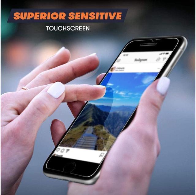 Alt view image 5 of 6 - BONAEVER 3-Pack Tempered Glass Screen Protector for iPhone 6 / iPhone 6S 4.7 inch [Easy In Standallation Frame] [Full Coverage] [Bubble Free][Anti-Scratch][ Anti-Fingerprint]