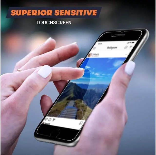 Alt view image 5 of 5 - BONAEVER 3-Pack Tempered Glass Screen Protector for iPhone 7 Plus / iPhone 8 Plus 5.5 inch [Easy In Standallation Frame] [Full Coverage] [Bubble Free][Anti-Scratch][ Anti-Fingerprint]