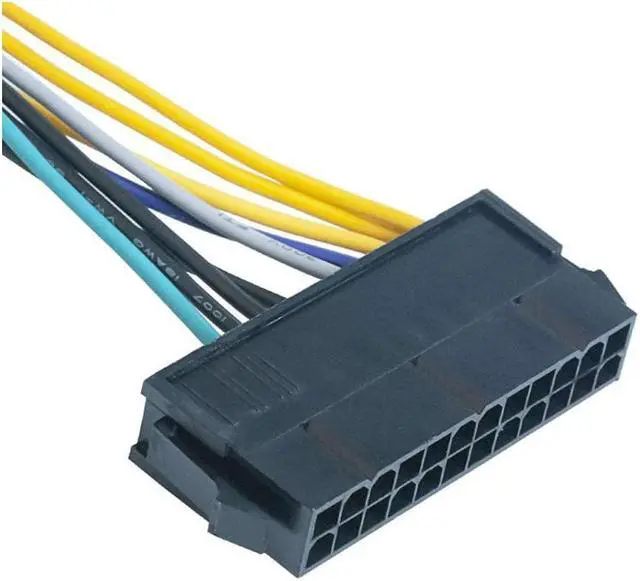 Alt view image 3 of 5 - BONAEVER Main Power 24 pin to 8 pin ATX Power Supply Adapter Cable for DELL Optiplex 3020 7020 9020 Precision T1700