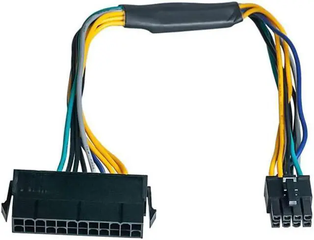Alt view image 4 of 5 - BONAEVER Main Power 24 pin to 8 pin ATX Power Supply Adapter Cable for DELL Optiplex 3020 7020 9020 Precision T1700