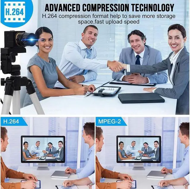 Alt view image 4 of 7 - BONAEVER 2MP Low Illumination USB Camera with Wide Angle 2.8-12mm Manual Zoom Lens Webcam Full HD 1080P H.264 USB Webcam with IMX323 Sensor UVC USB Webcamera for Windows/Linux/Mac