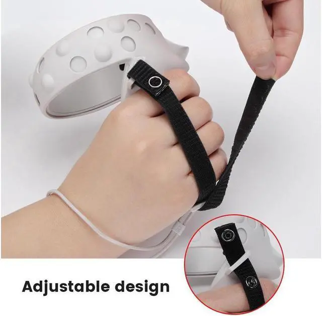 Alt view image 3 of 6 - BONAEVER VR Handle Silicone Protective Cover for Oculus Que Stand 2 Controller Grips Sleeve + Anti-Lo Stand Strap for Oculus Que Stand 2 VR Accesories