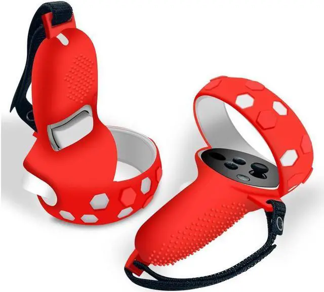 Main image of BONAEVER VR Handle Silicone Protective Cover for Oculus Que Stand 2 Controller Grips Sleeve + Anti-Lo Stand Strap for Oculus Que Stand 2 VR Accesories