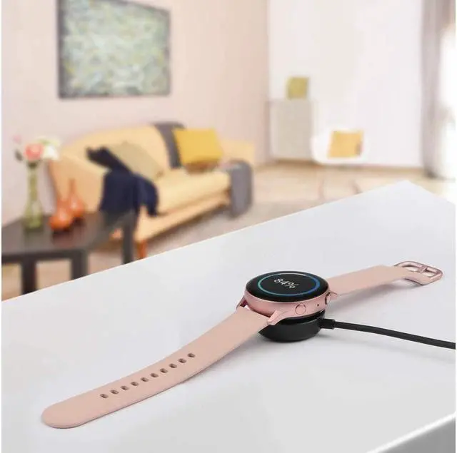 Alt view image 2 of 7 - 2 Pack Compatible with Samsung Galaxy Watch 4/4 Classic/3/Active/Active 2 Wireless Charging Dock,Trami Replacement USB Charger Cable Cord Stand for Galaxy Watch 4/4 Classic/3 /Active/Active 2