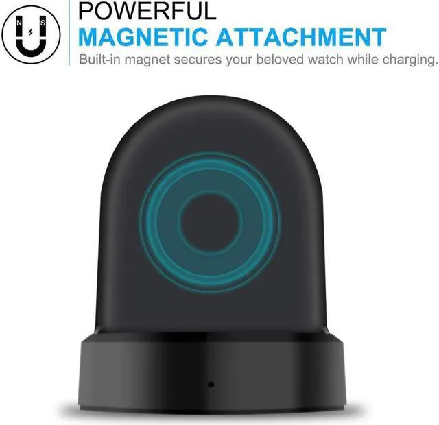 Alt view image 5 of 7 - BONAEVER Charger Stand for Samsung Galaxy Watch 4/ Galaxy Watch Active 2/for Galaxy Watch Active/for Galaxy Watch 4 Classic/for Galaxy Watch 3 Replacement Charging Cradle Dock for Galaxy Active Watch