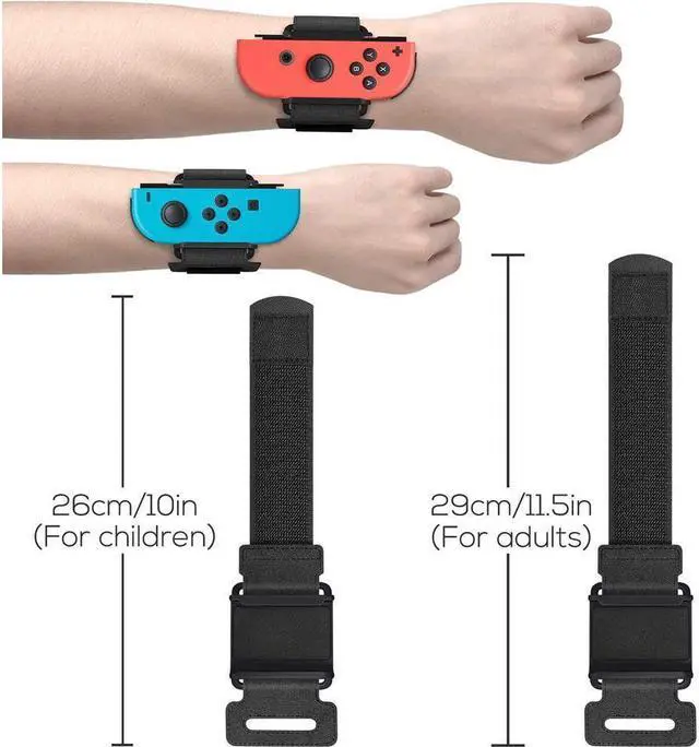 Alt view image 2 of 7 - BONAEVER Upgraded Wri Stand B s Compatible with Ju Stand Dance 2022 2021 2020 Switch Adjustable Ela Standic Dance Straps Compatible with Switch & Switch OLED Controllers 2 Pack for Kids Adults