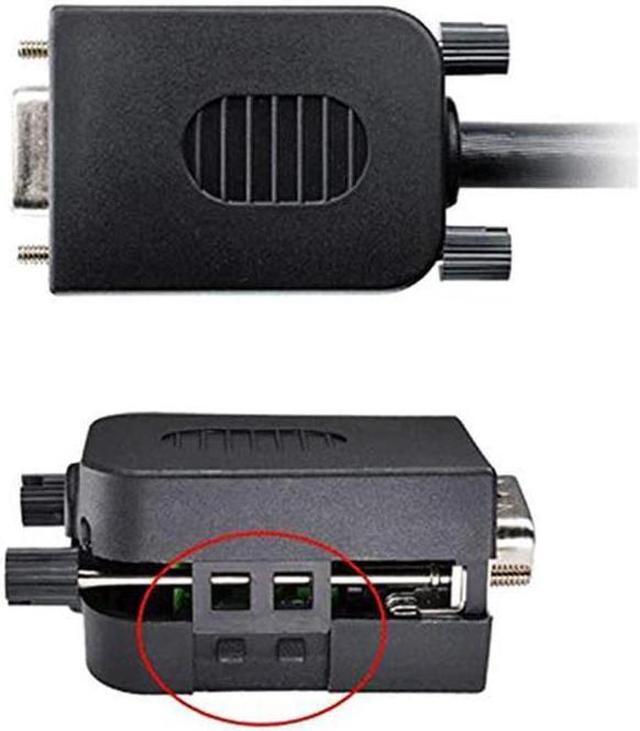 Alt view image 6 of 7 - BONAEVER Connector DB9 RS232 D-SUB Male Serial Adapter 9-pin Port Adapter to Terminal Connector Signal Module with case(Male Connector DB9 5+5 with case A)