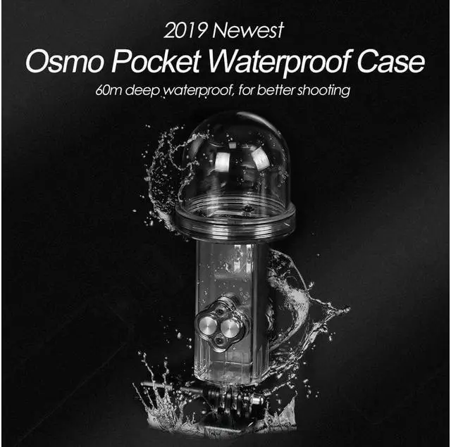Alt view image 3 of 7 - BONAEVER Waterproof Housing Case for DJI Osmo Pocket Accessories 60M Underwater Diving Protective Housing Shell Accessory Kit (Not for The Osmo Pocket 2)