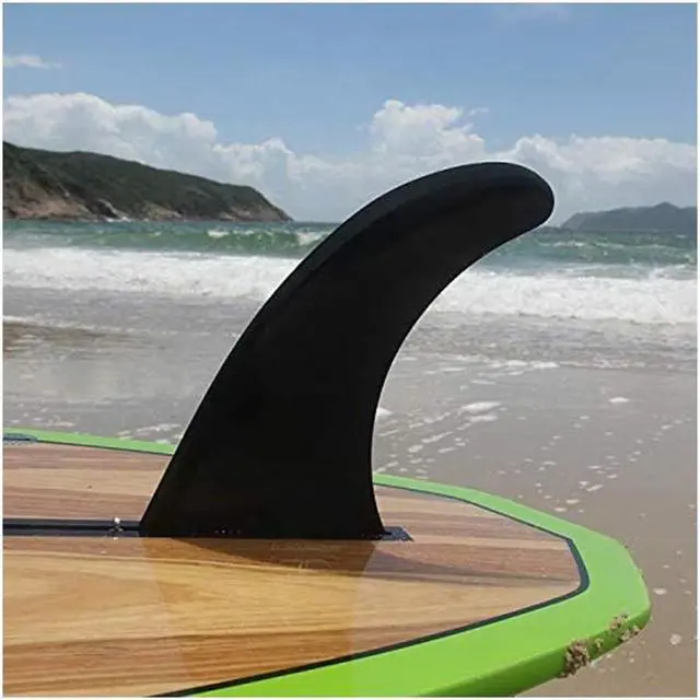 Alt view image 5 of 6 - BONAEVER 10" Surf SUP Fin No-Tool Fin Screw Single Center Fin 10 Inch for Surfboard Longboard Paddleboard