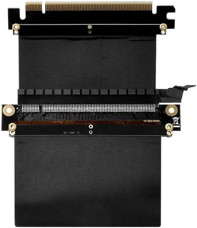 Alt view image 3 of 7 - New PCI Express High Shielding Property PCIE 3.0 16x Flexible Cable Card Extension Port Adapter High Speed Riser Card ( 20cm - 180 Degrees)