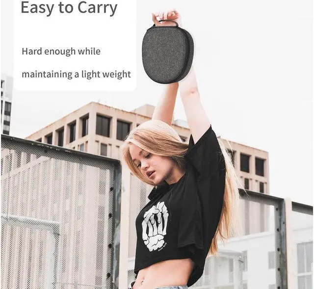 Alt view image 5 of 7 - BONAEVER Smart Case for AirPods Max with Standaying Power AirPod Max Case Sleep Mode Travel Carrying Case for Headphones Waterproof Storage Bag for AirPods Max Accessories