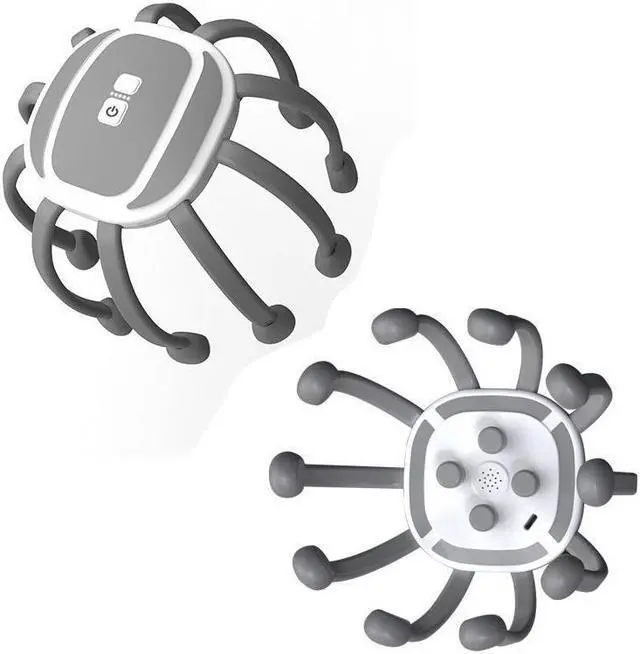 Alt view image 2 of 2 - BONAEVER Electric Scalp Head Massager with bulit-in bluetooth speaker 5 Modes Octopus Claw Vibration Massage Standress Relief Relax