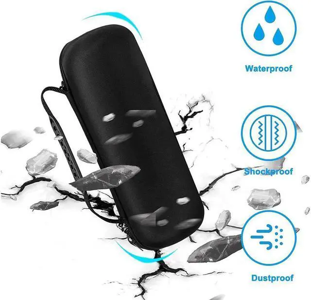 Alt view image 3 of 6 - BONAEVER Hard Box for JBL Charge 5 CaseWaterproof Travel Protective Carrying Case Storage Charge 5 Bluetooth Speaker Cables