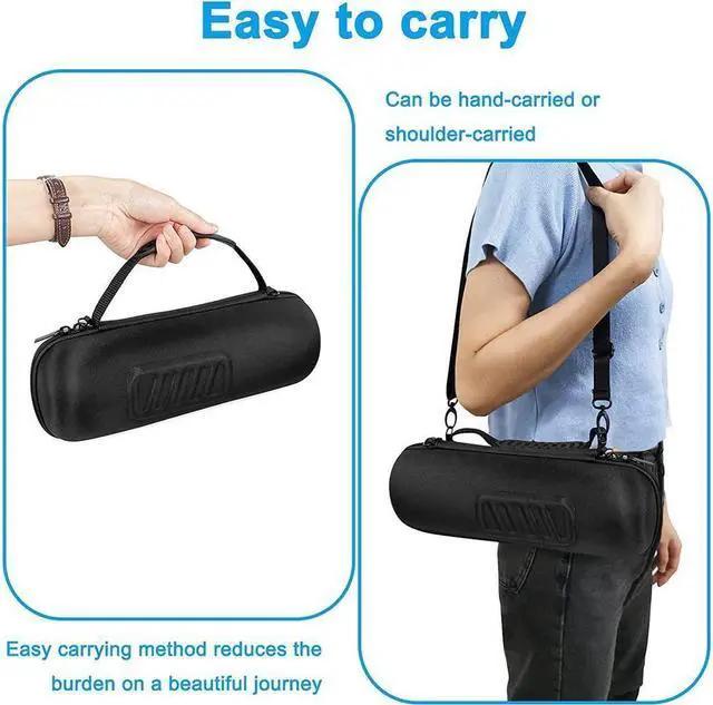 Alt view image 5 of 6 - BONAEVER Hard Box for JBL Charge 5 CaseWaterproof Travel Protective Carrying Case Storage Charge 5 Bluetooth Speaker Cables