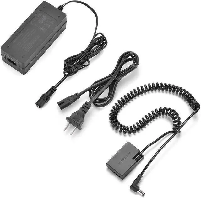 Main image of BONAEVER LP-E17 Replacement Dummy Battery AC Power Supply Adapter DC Coupler Charger Kit for Canon EOS 77D 200D 750D 760D 800D 850D M3 M5 M6 RP Camera