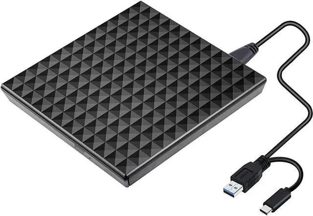 Main image of BONAEVER External Blu-ray Drive Blu-ray Burner 6X Compatible with BD DVD CD Drive Portable Bluray Drive 100GB Slimline External Blu ray Drive usb 3.0 Type-C Port for Windows XP/7/8/10for Mac PC