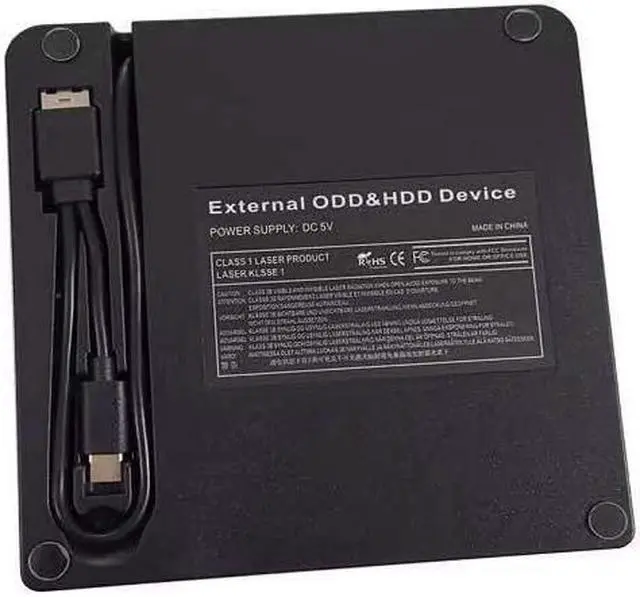 Alt view image 7 of 7 - Type C USB 3.0 Slim External DVD RW CD Writer Drive Burner Reader Player Optical Drives CD-RW Burner Reader Recorder For Laptop