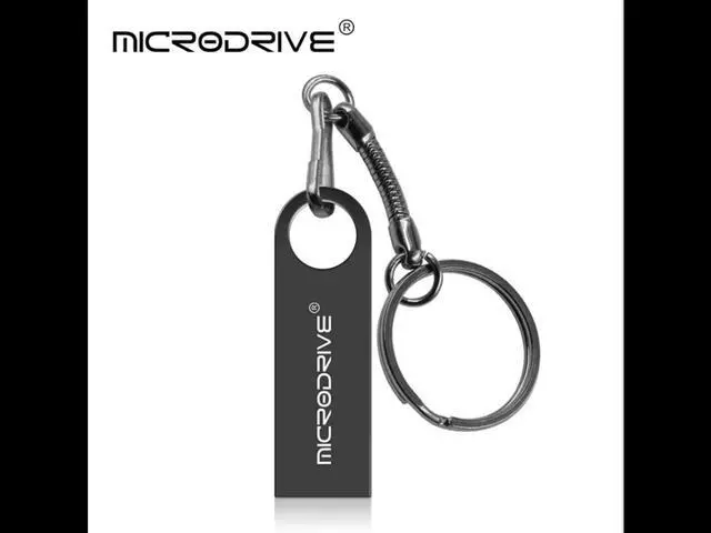 Alt view image 3 of 7 - Mini USB Flash Drive Microdrive 32GB Data Traveler USB 2.0 Flash Drive Speed Up to 100MB/s Metal Memory Stick Black 32GB