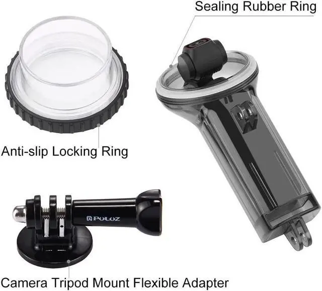 Alt view image 3 of 7 - BONAEVER Waterproof Housing Case for DJI Osmo Pocket 2 60m Deep Diving Protective Housing Shell for Underwater Photography