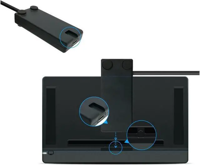 Alt view image 5 of 6 - BONAEVER Extender Cable Replacement for Nintendo Switch / Switch OLED Dock Support 10 Gbps Data Transfer Rate - 3.28 feet