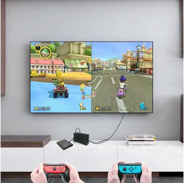 Alt view image 6 of 6 - BONAEVER Extender Cable Replacement for Nintendo Switch / Switch OLED Dock Support 10 Gbps Data Transfer Rate - 3.28 feet