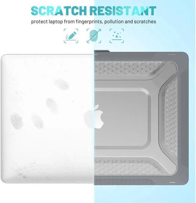 Alt view image 2 of 7 - BONAEVER For Macbook Pro 16 inch Case 2021 2022 Release A2485 M1 Pro/Max with Liquid Retina XDR Display Touch ID Plastic Hard Shell Case with Fold Stand and & Keyboard Cover Skin