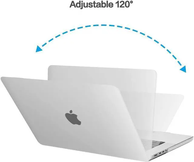 Alt view image 3 of 6 - BONAEVER Case for New 2021 MacBook Pro 16 Inch A2485 M1 Pro Max Hard Shell Case with Keyboard Cover for Apple Mac Pro 16 with Touch ID