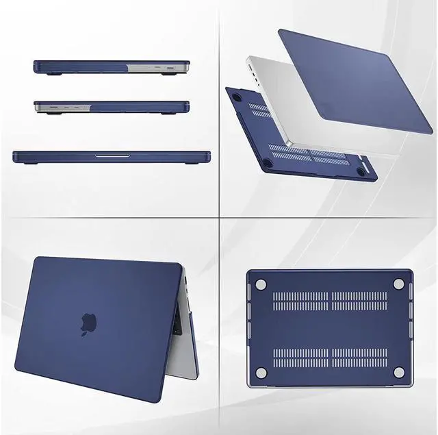 Alt view image 4 of 7 - BONAEVER For Macbook Pro 14 Inch Case 2021 Model A2442 with M1 Pro / Max Chip Hard Case Shell Cover Keyboard Skin Cover for 14 Inch MacBook Pro 2021 with Touch ID