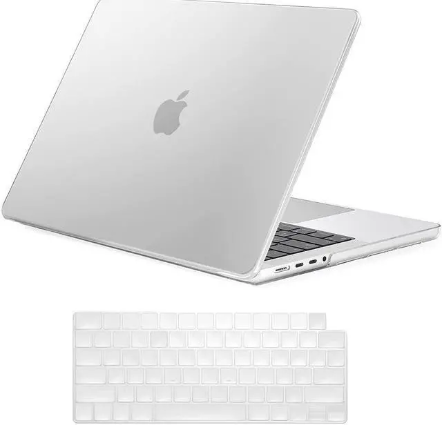 Main image of BONAEVER For Macbook Pro 14 Inch Case 2021 Model A2442 with M1 Pro / Max Chip Hard Case Shell Cover Keyboard Skin Cover for 14 Inch MacBook Pro 2021 with Touch ID