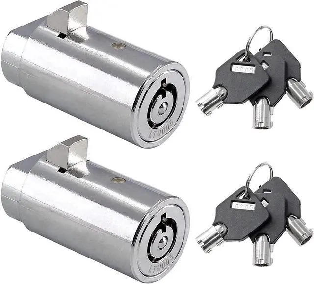 Main image of BONAEVER 2Pcs Vending Machine Lock Keyed Alike Coke Machine Lock Snack Machine Lock C y Machine Lock Soda Machine Lock 6Pcs Keys