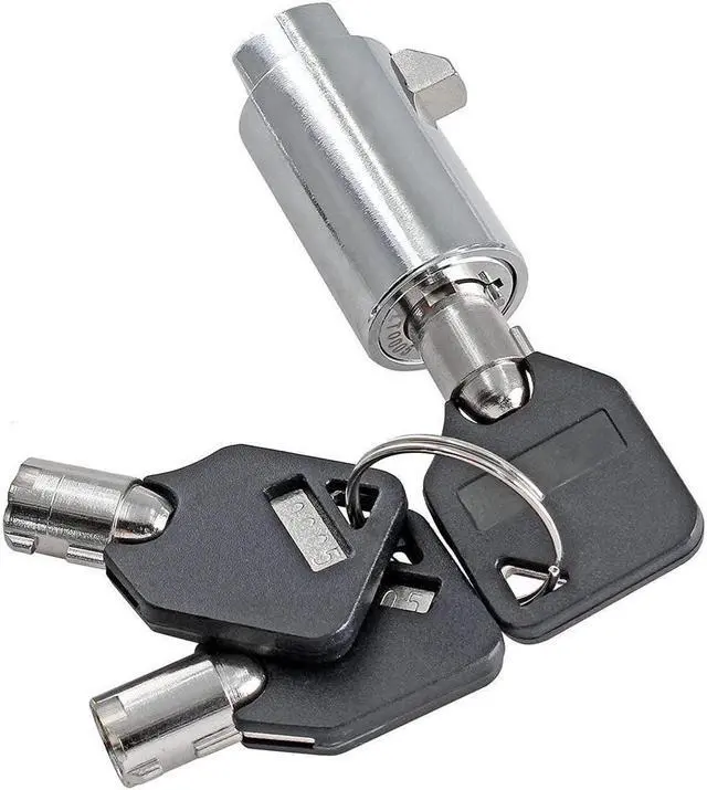 Alt view image 3 of 7 - BONAEVER 2Pcs Vending Machine Lock Keyed Alike Coke Machine Lock Snack Machine Lock C y Machine Lock Soda Machine Lock 6Pcs Keys