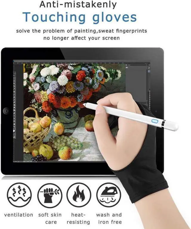 Alt view image 4 of 6 - BONAEVER Stylus Pens for Touch Screens Fine Point Active Stylus Pen Rechargeable Compatible with Ipad iPhone Android Capacitive Stylus for Writing Drawing