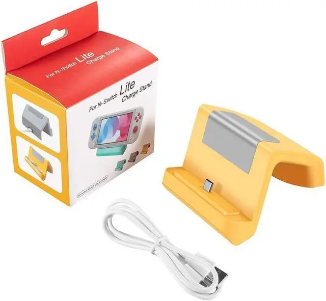 Alt view image 6 of 6 - BONAEVER Nintendo Switch Dock Mini Portable Charging Stand with USB Type C Port Replacement Charging Dock Station for Nintendo Switch Switch Lite