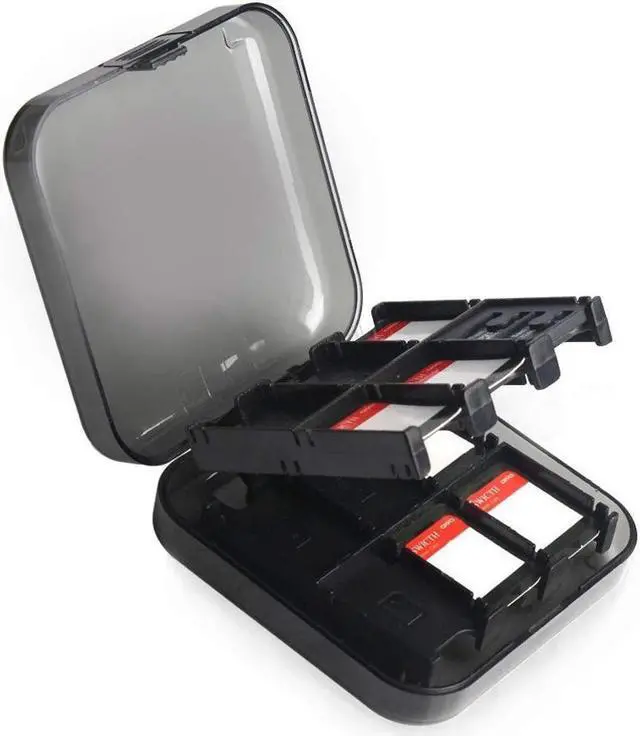 Alt view image 3 of 3 - BONAEVER Game Storage Card Case for Nintendo Switch Games 24 in 1 - Black
