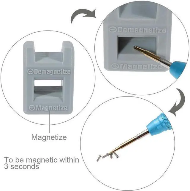 Alt view image 4 of 7 - 16Pcs Cell Phone Repair Tool Kit for iPhone Precision Screwdriver Set with Magnetizer Demagnetizer Tool & Opening Pry Tools for iPhone 11 Pro Max XS X 8 Plus 7 Plus 6S 6 5S 5 5C 4S iPod iTouch