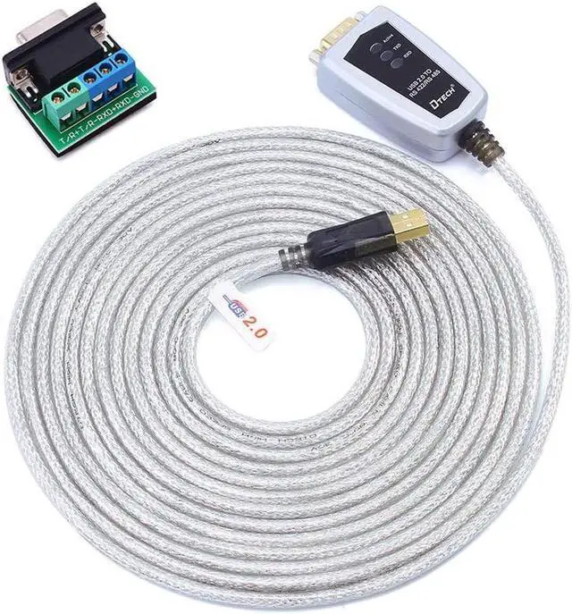 Alt view image 7 of 7 - BONAEVER DTECH USB to RS422 RS485 Serial Port Converter Adapter Cable with FTDI Chip Supports Windows 10 8 7 XP Macbook
