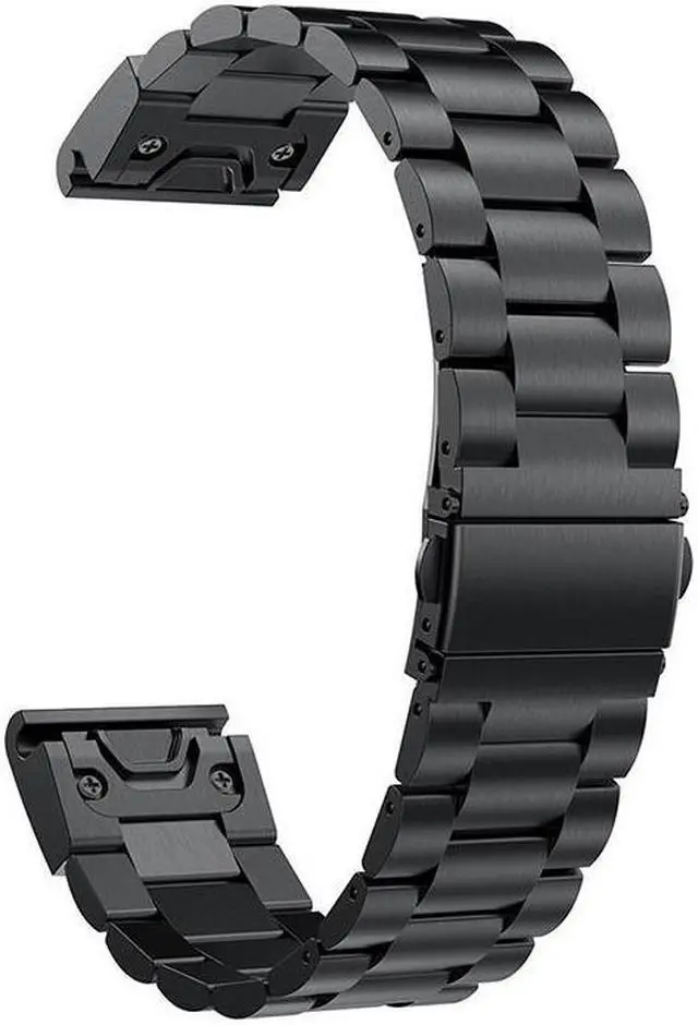 Alt view image 2 of 4 - BONAEVER Fenix 5S B Quick Release Easy Fit 20mm Solid Standainless Standeel Metal B s Compatible for Garmin Fenix 5S / 5S Plus / D2 Delta S Smartwatch